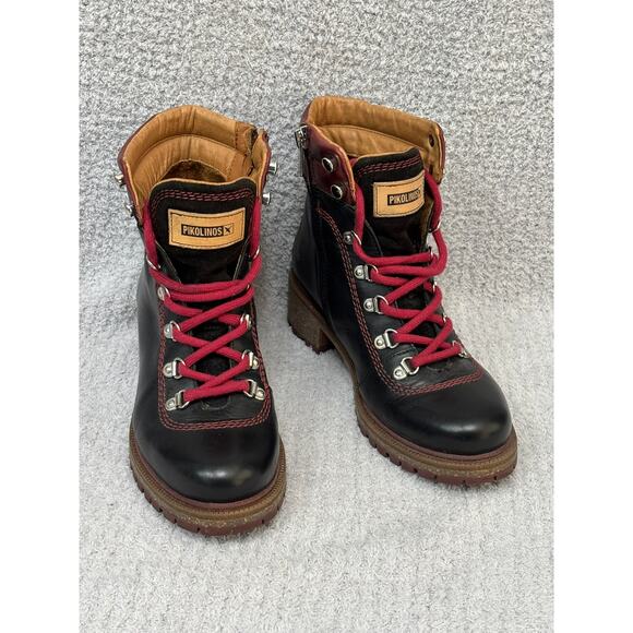 Pikolinos Women's Black Hiking Style Boots Size 6 #64770 - Picture 1 of 8